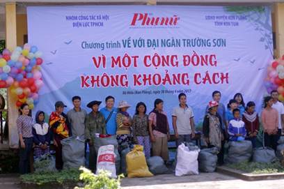 Chương trình CTXH về với đại ngàn Trường Sơn mang tên “Vì một cộng đồng không khoảng cách".